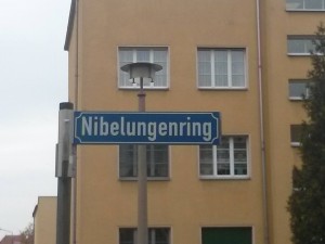 Guess what German icon this street honors? Photo by C. Engberts.
