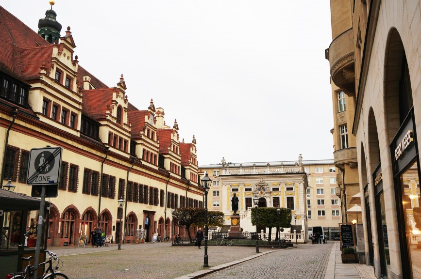 Leipzig city center. Photo courtesy of Eva Lee.