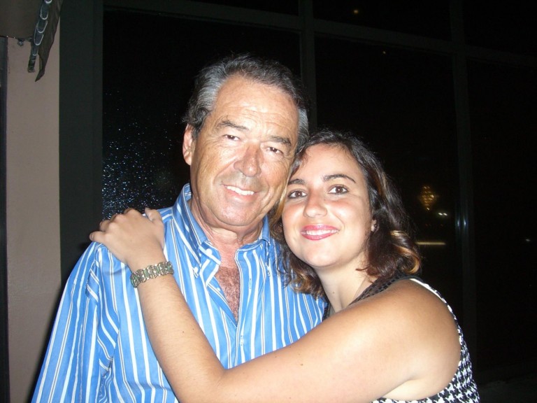 My dad and I at my brother's high school graduation, six years before his death. Photo: Leila Pereira