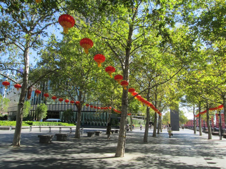 Chinese lanterns in Melbourne. Photo: Lito Seizani
