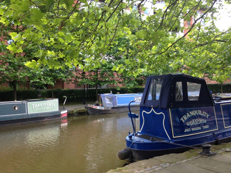 This Manchester houseboat perfectly describes my August afternoon in the city. Photo: Ana Ribeiro