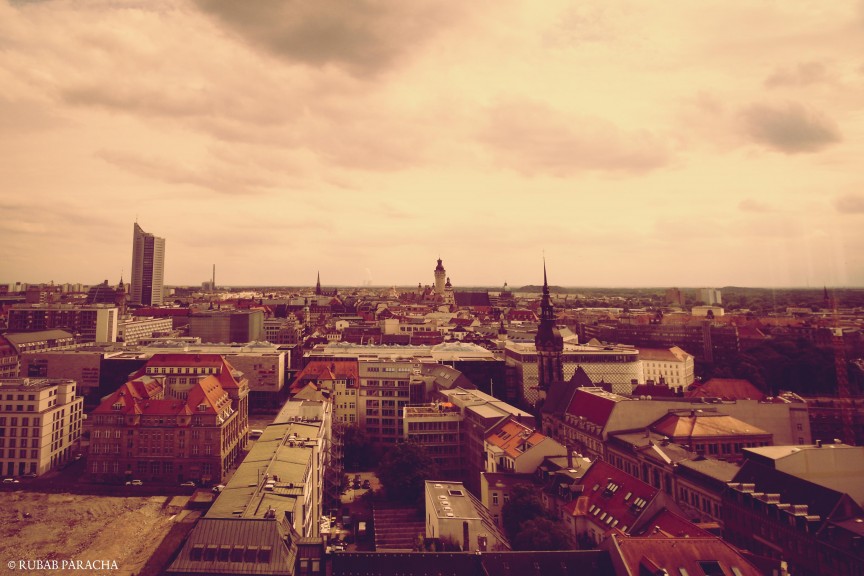 Leipzig from up high. Photo: Rubab Paracha 