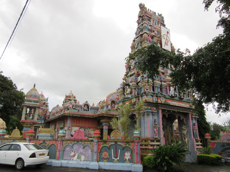 Siva Soopramaniar Kovil Hindu temple in Mauritius. (Photo: Maximilian Georg)