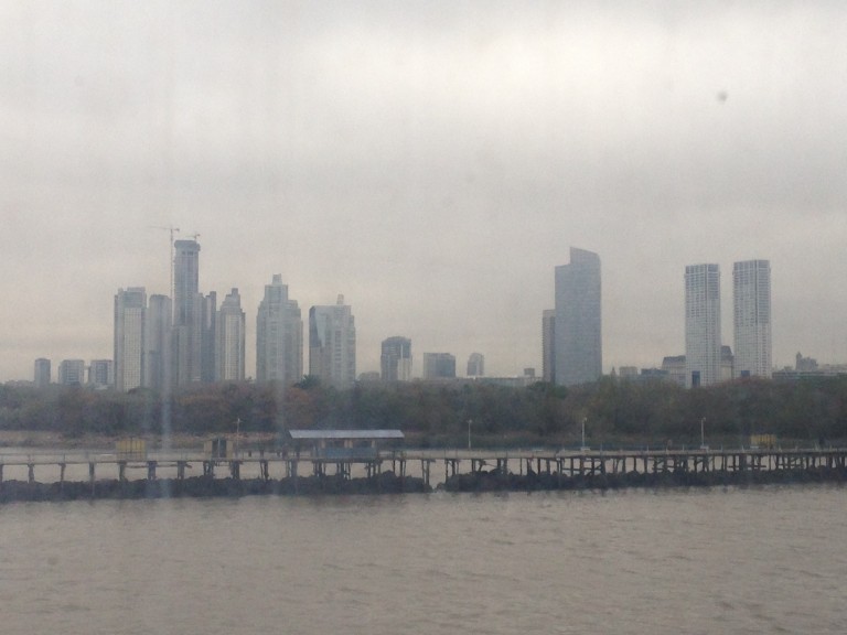 Arriving back in Buenos Aires by boat from Montevideo, via Colonia. (Photo: Ana Ribeiro)