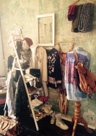 Samantha Lacey's personal wardrobe at her Leipzig area home. She is a huge fan of second-hand shopping in town. (Photo: Samantha Lacey)