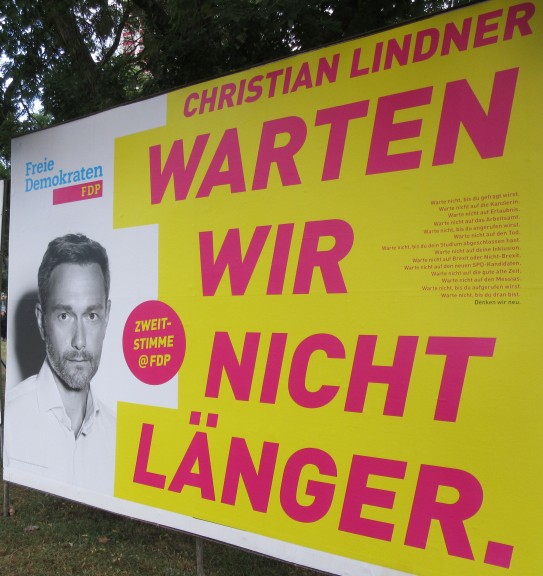The FDP and its leader, Christian Lindner: “Let us wait no longer." (Photo: Maximilian Georg)