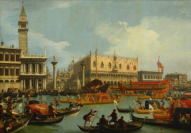 Return of the Bucintoro to the Molo on Ascension Day, painted 1729–32 by Canaletto. (Photo: Public domain)
