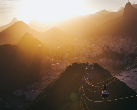 Cablecar ride at the Sugar Loaf. (Photo: Kay Fochtmann)