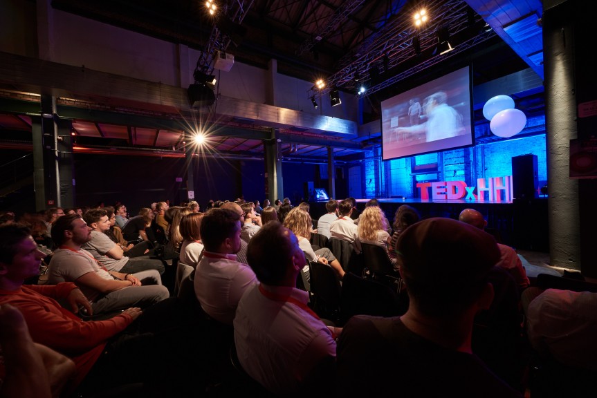 The audience at TEDxHHL, Werk 2, 19 October, 2017. (Photo © Daniel Reiche: https://www.danielreiche.de)