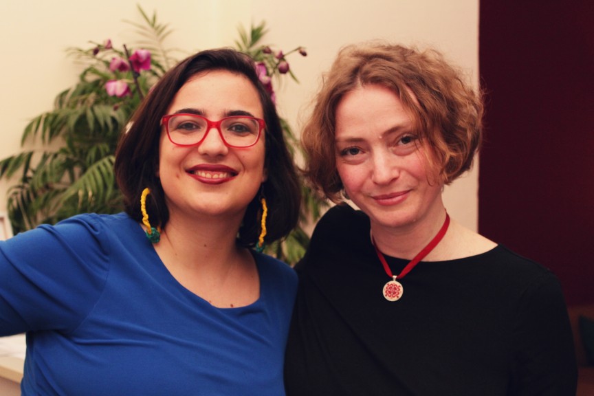 Leipglo Editor-in-Chief Ana Beatriz Ribeiro and author Svetlana Lavochkina join forces to bring you our first literary contest, 1003 Nights. (Photo: Sarah Alai)