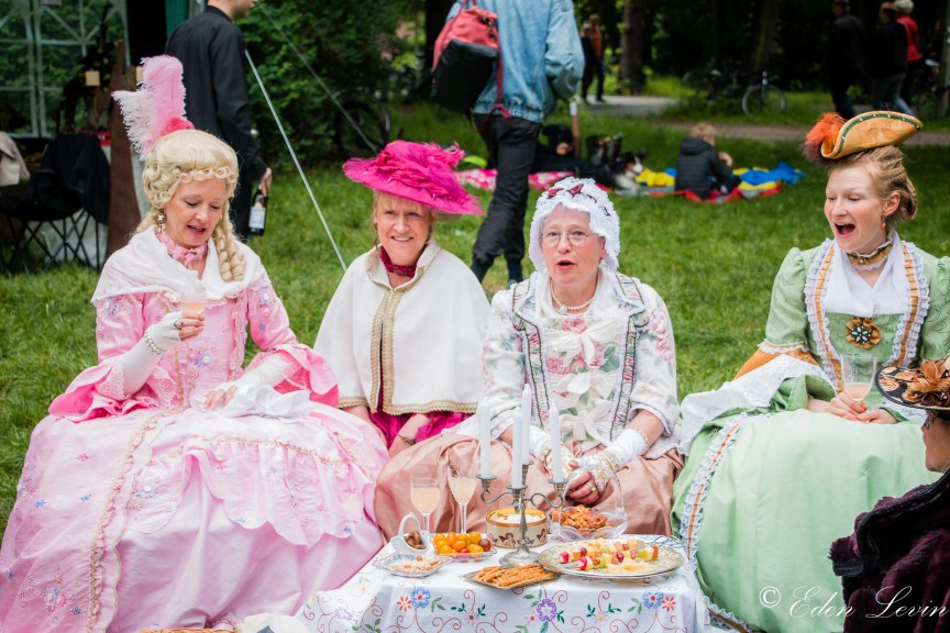 WGT 2018 Victorian Picnic in Clara Zetkin Park. 