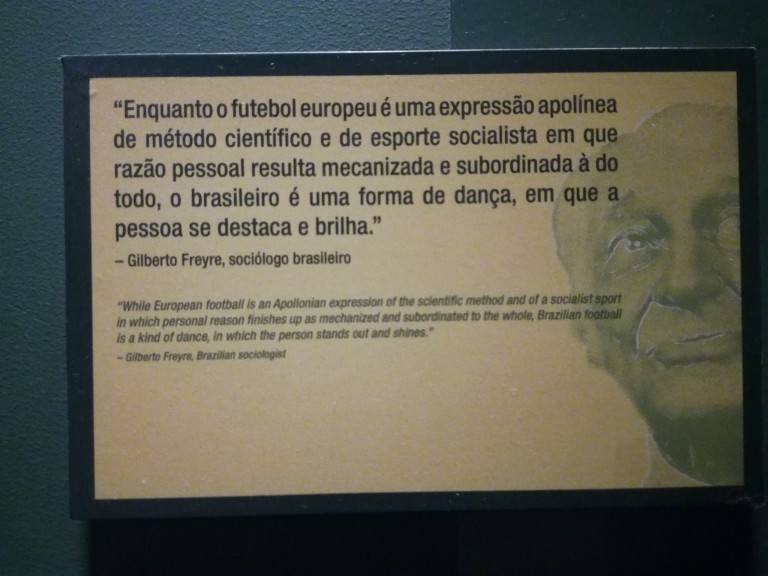 From the Brazilian National Football Museum, Belo Horizonte. (Photo: Daniel Leon)