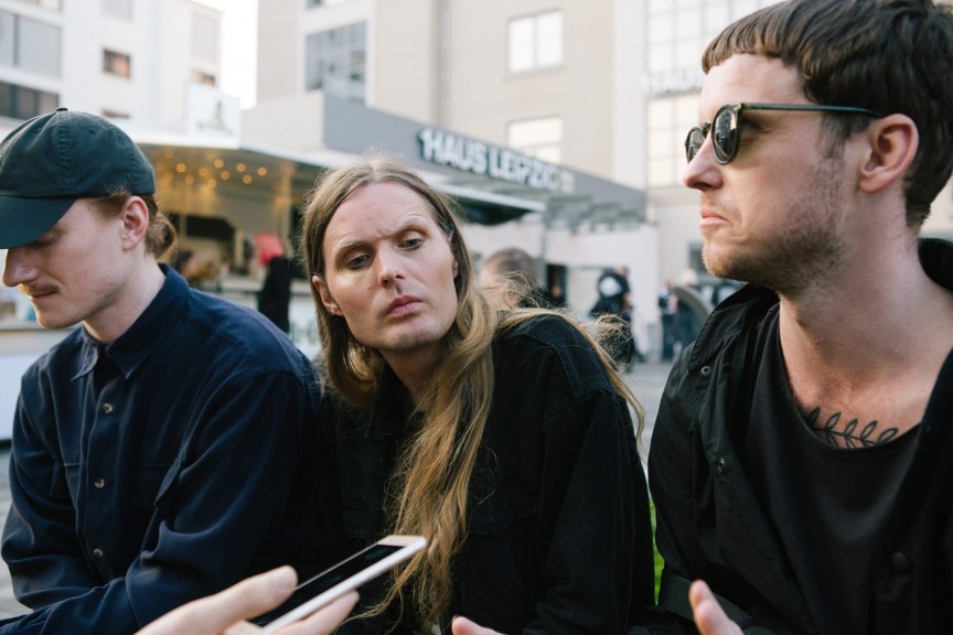 The band Drifter @ Leipzig (with Martin in the middle). Photo: Erik Braga