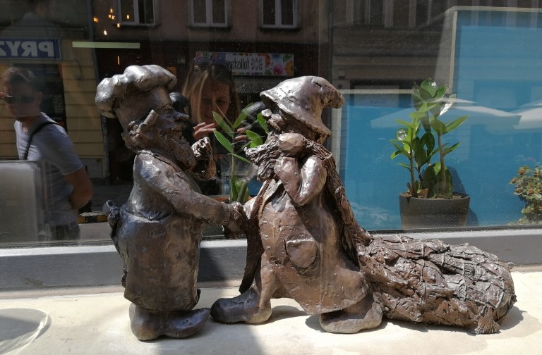 The gnomes all over Wrocław have their own stories to tell. (Photo: Chrissy Orlowski)