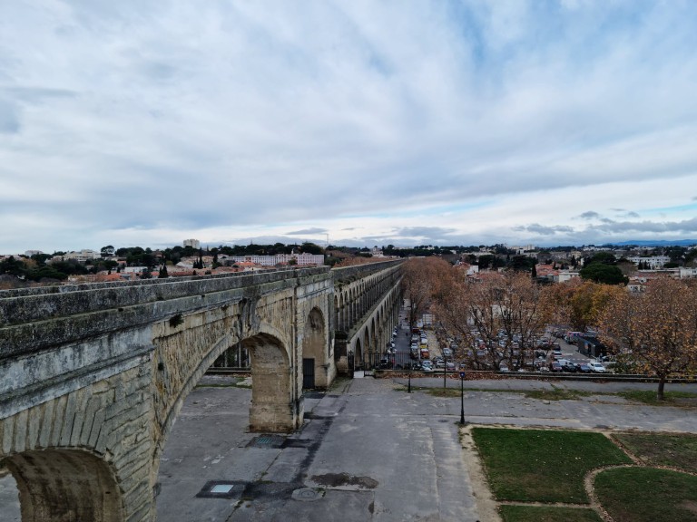 aqueduc saint clement in montpellier france