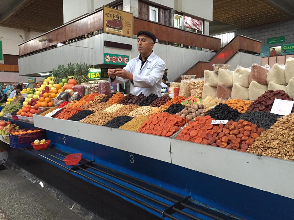 The market in Almaty. (Photo © Holly Doran)