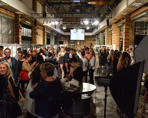 WERK 2 hosts many types of events, from fashion and art shows like City Crash (pictured here in 2015) to TEDx talks the past few years, to a Christmas market, concerts and dance parties. This is the first job fair they host, though. (Photo: Stefan Hopf)