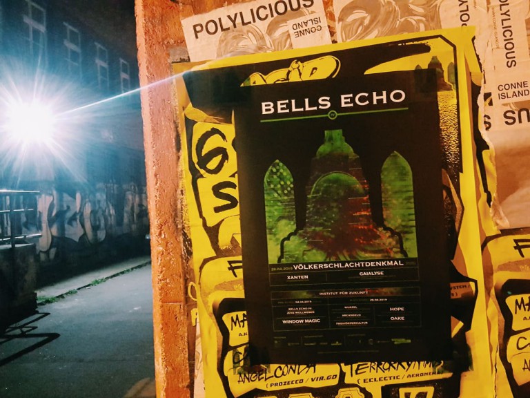 Bells Echo flyer outside IfZ. (Photo: Justina Smile)