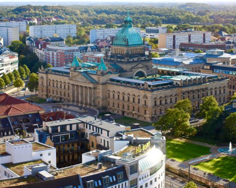 Federal Administrative Court in Leipzig. Public domain photo