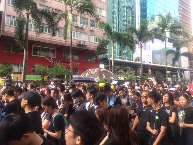 Sunday protests in HK