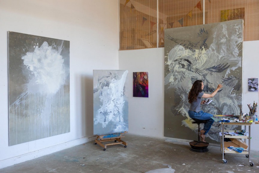 Isabelle Dutoit Studio View, Summer 2019 (Photo- Lizette S. Ardelean)