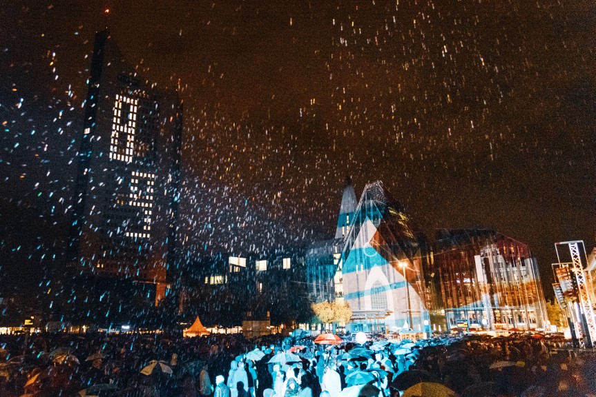 Lichtfest 2019, Augustusplatz