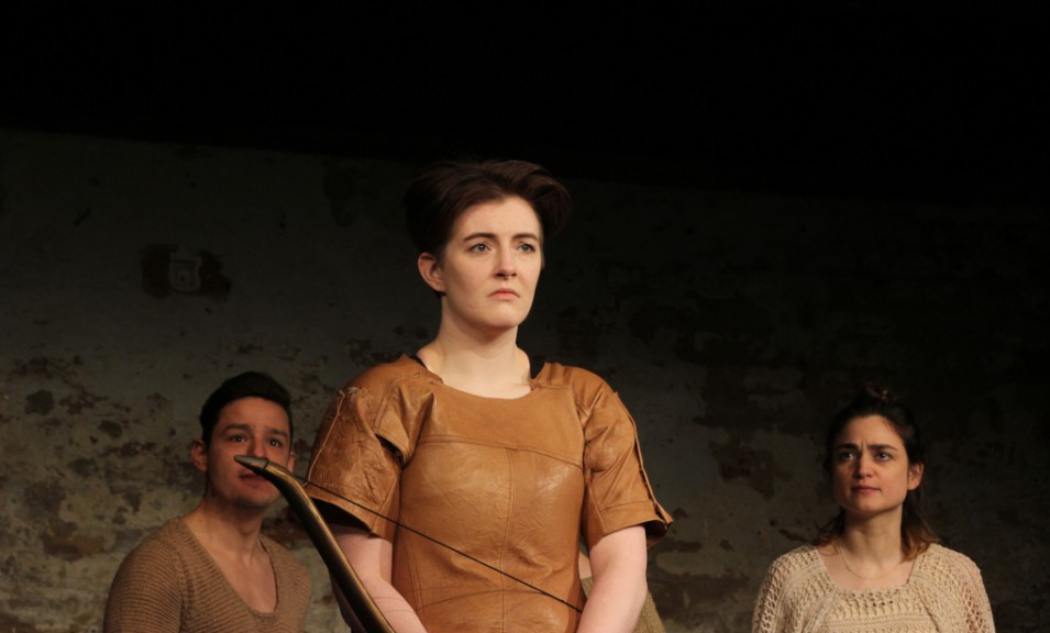 Emily Wessel as Neoptolemus. Image by Shira Bitan, courtesy of ETL.