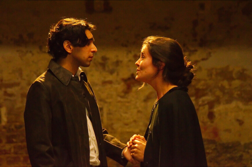 Christian (Ibrahim ) and Roxane (Letitzia ). Image by Peter Hubbard, courtesy of ETL.