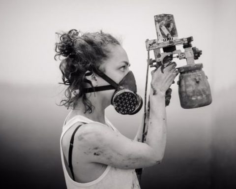 Dorothee Louise Recker 2019 performance at She BAM!, photo: Enrico Meyer