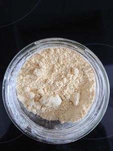 chickpea flour or gram flour in a bowl