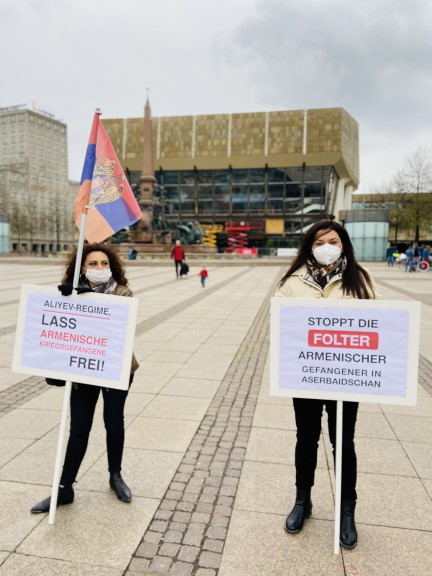 Global Silent Protest for Armenian POWs on 30th of April in Leipzig