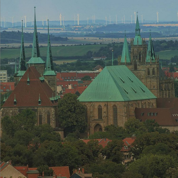 Erfurt from above