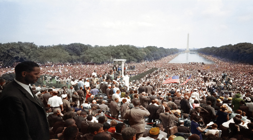 Large crowd of people