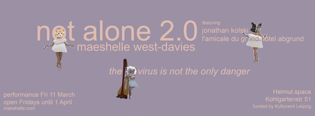 event flyer for not alone 2.0