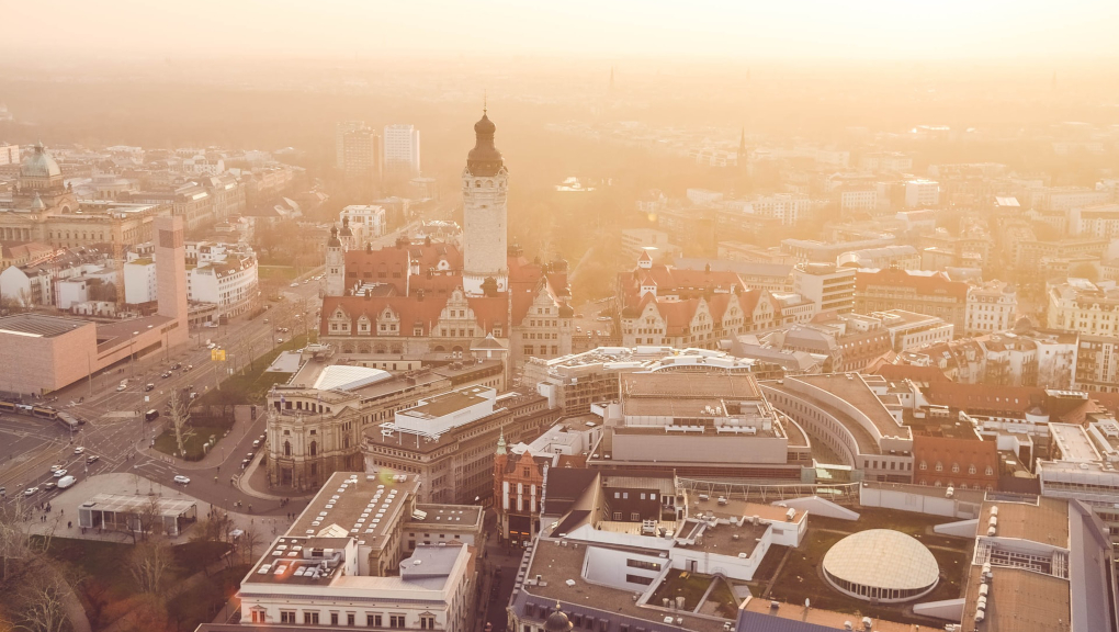 Leipzig cityscape