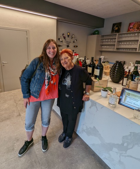 Two women in shop