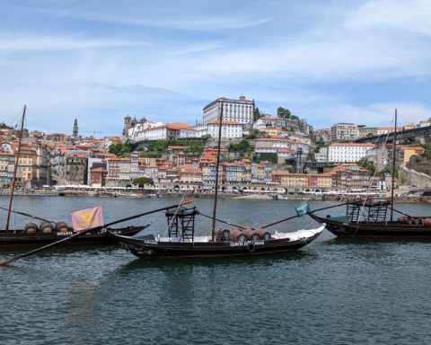 Boats in Porto harbour
