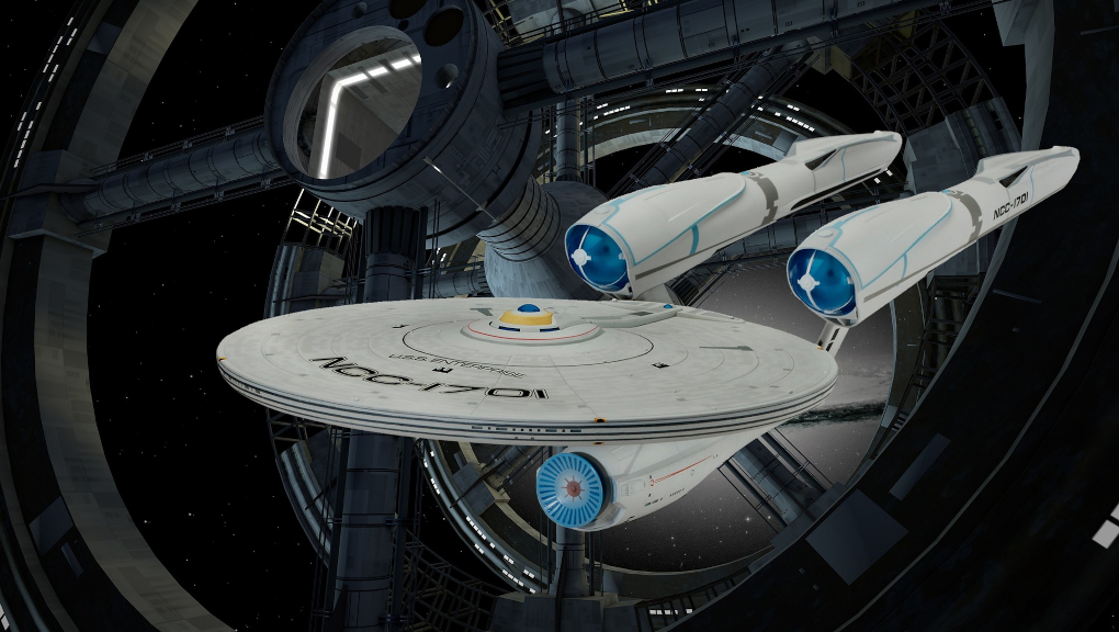 Artists' rendition of the USS Enterprise