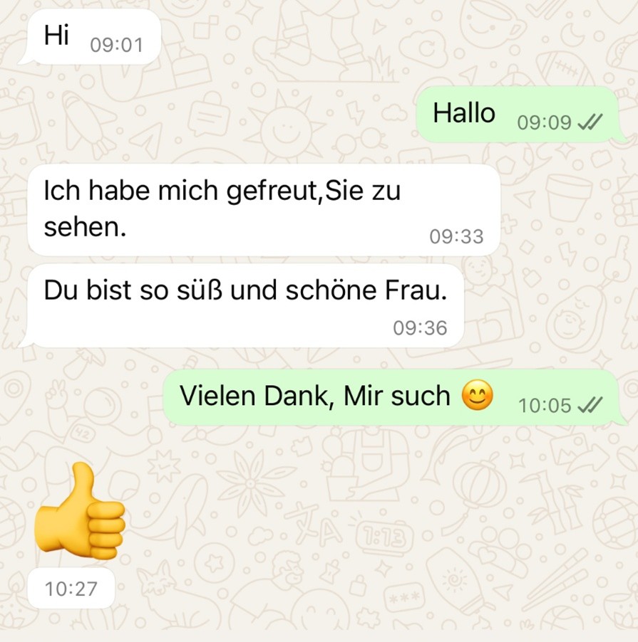 Bus 52, a text message that illustrates the story